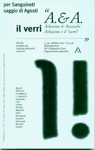 Il Verri Ottobre 2010